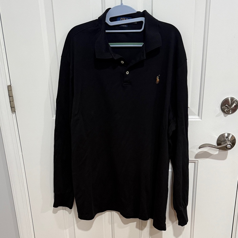 Polo by Ralph Lauren Classic Black Men's Polo Shirt